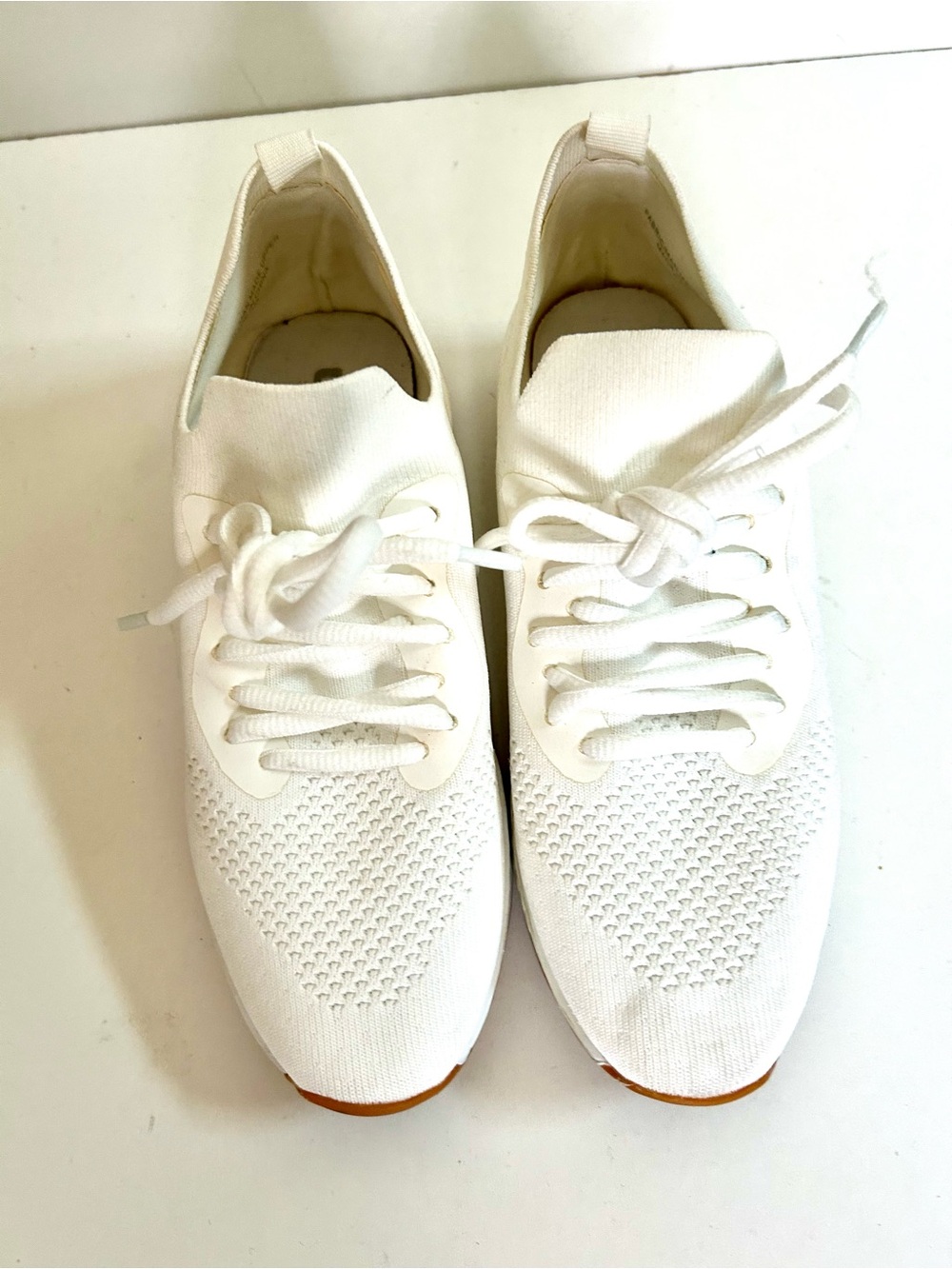 Urban Sport J/SLIDES White Knit Lace-Up Athletic Sneakers, SZ 6 1/2, NWOT SR/Sh